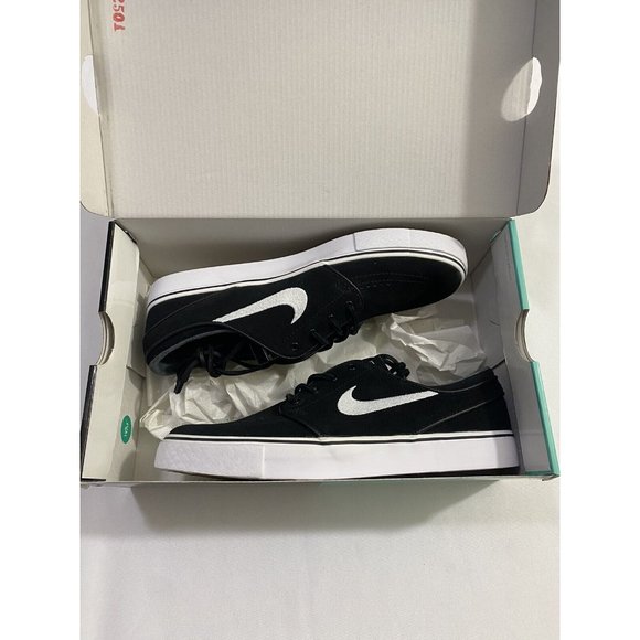 New Mens Size 9 Black White Nike SB Zoom Stefan Janoski OG Skate Shoes main image 5
